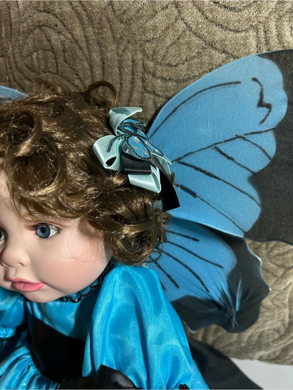 Blue Butterfly Dress Doll by Charisma